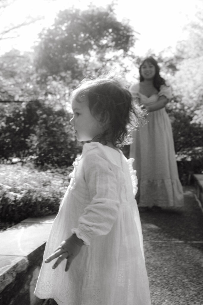 Luxury documentary family photography in St. Louis MO with parents and children enjoying Forest Park