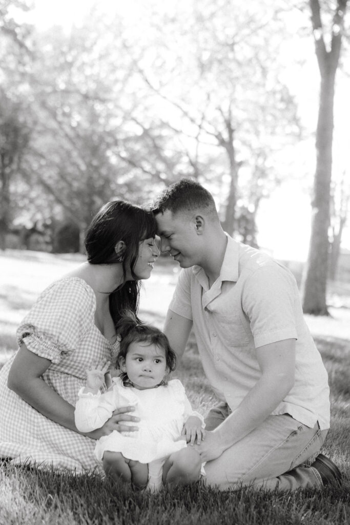 Relaxed and natural family session in Columbia Missouri showing genuine connection