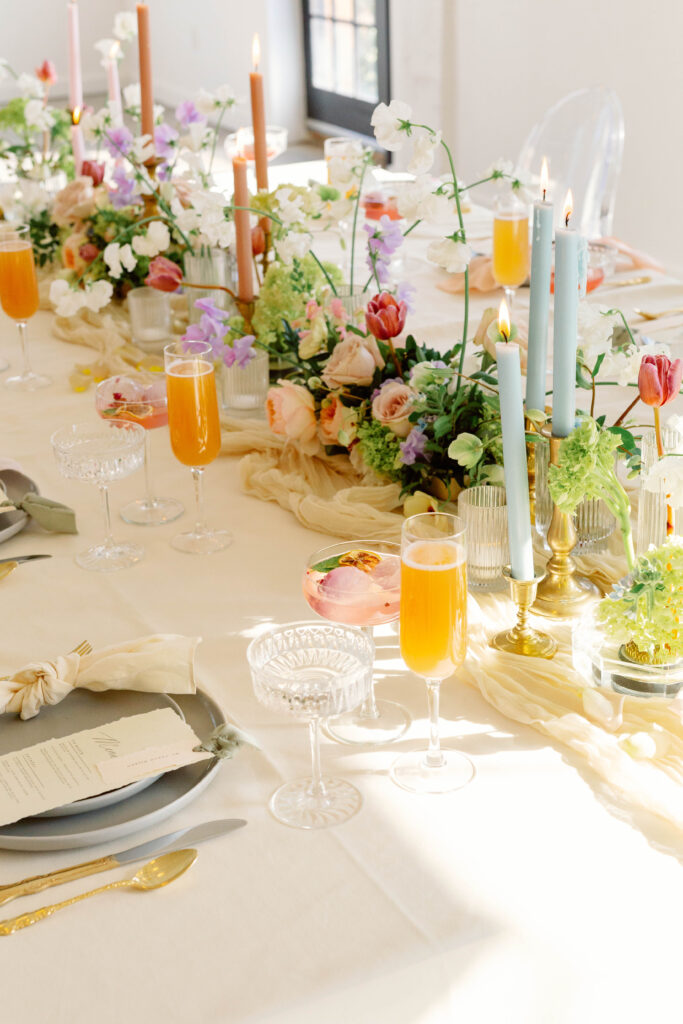 wedding bouquet by The Cottage Rose – soft pastel florals captured in loose editorial wedding photography