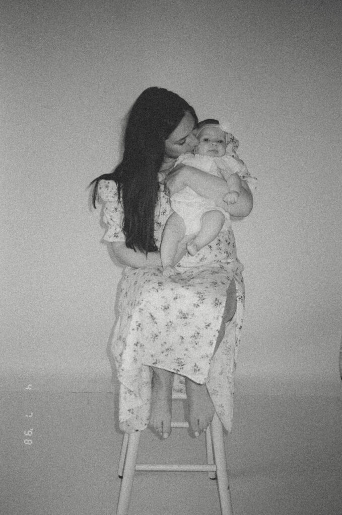 Kansas City documentary newborn photography of a mother and 3-month-old daughter