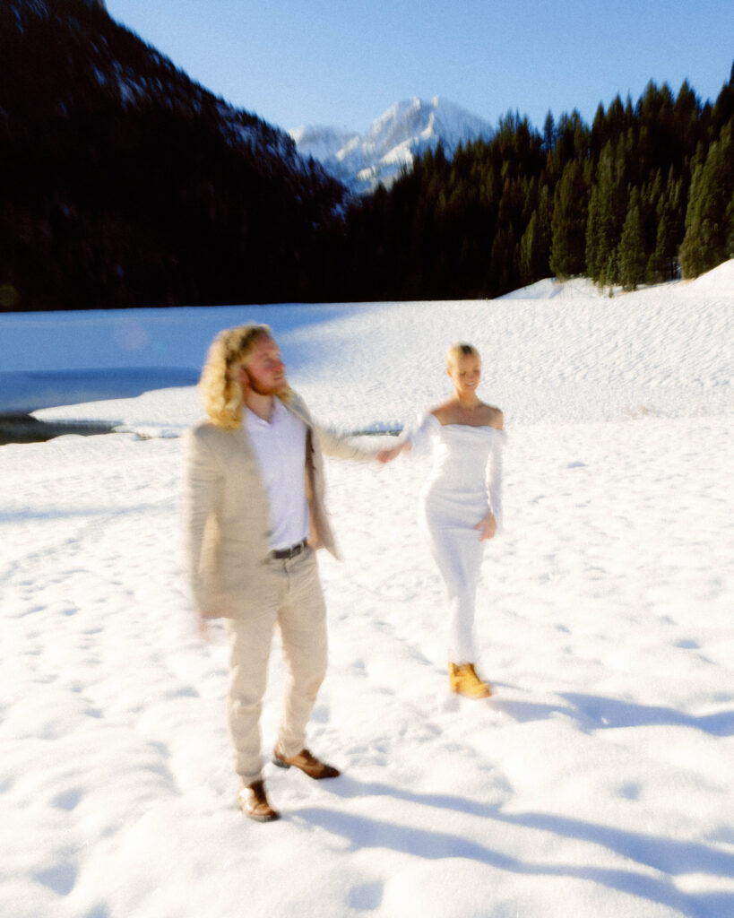 Salt Lake City editorial elopement photography highlighting joyful, natural interactions