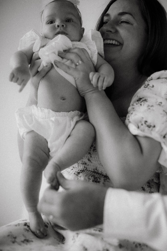 Kansas City newborn photography highlighting natural, intimate moments in the studio